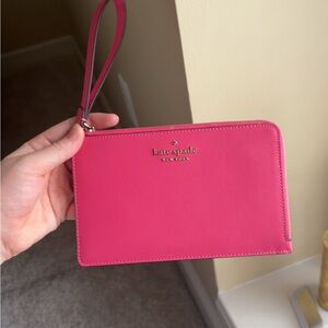 Kate Spade Vibrant Pink Wristlet